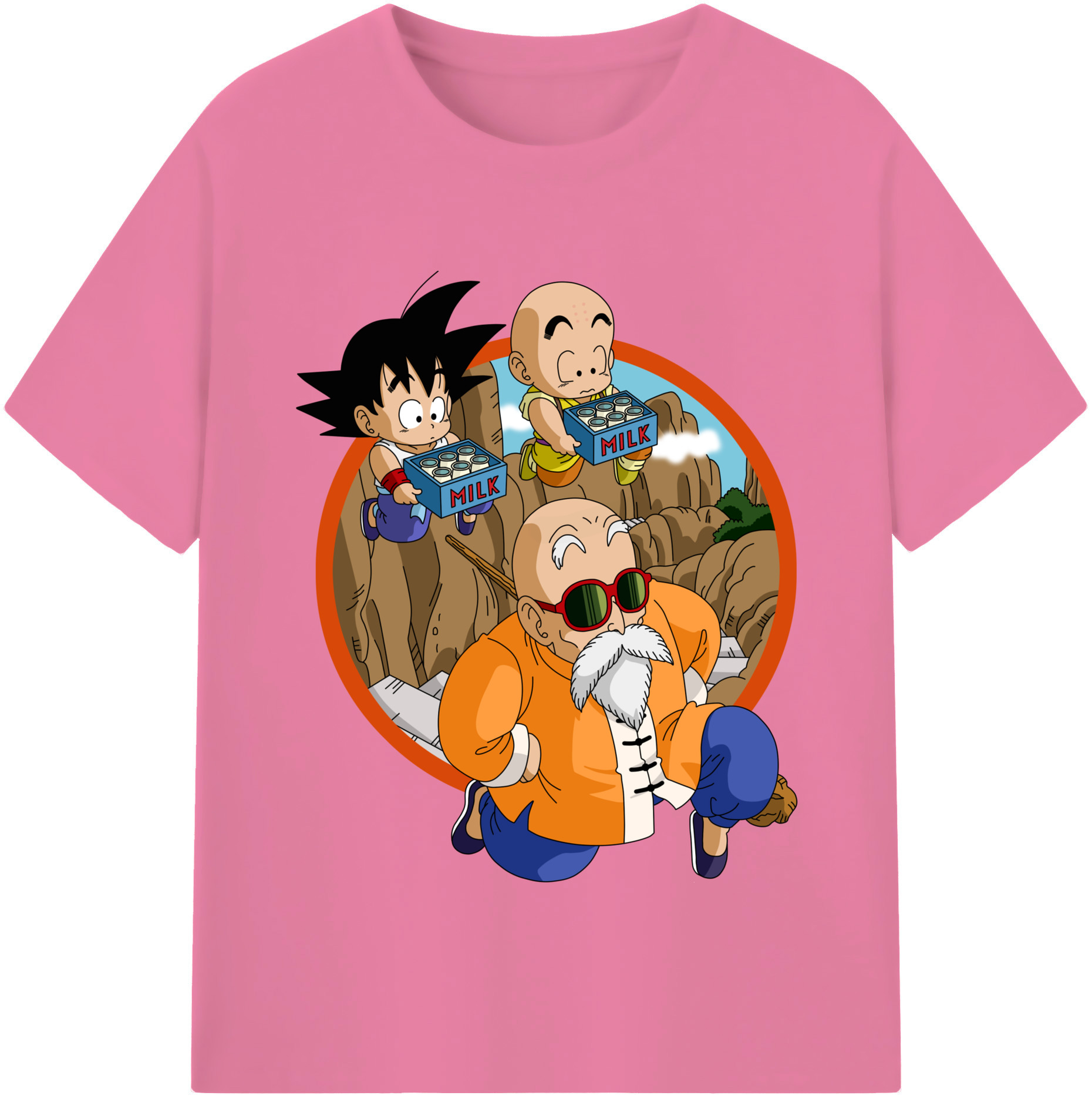 （画像用） ドラゴンボール 亀仙人（かめせんにん） DRAGON BALL Master Roshi Kame Sennin 綿100％半袖Tシャツ（フロントプリント）